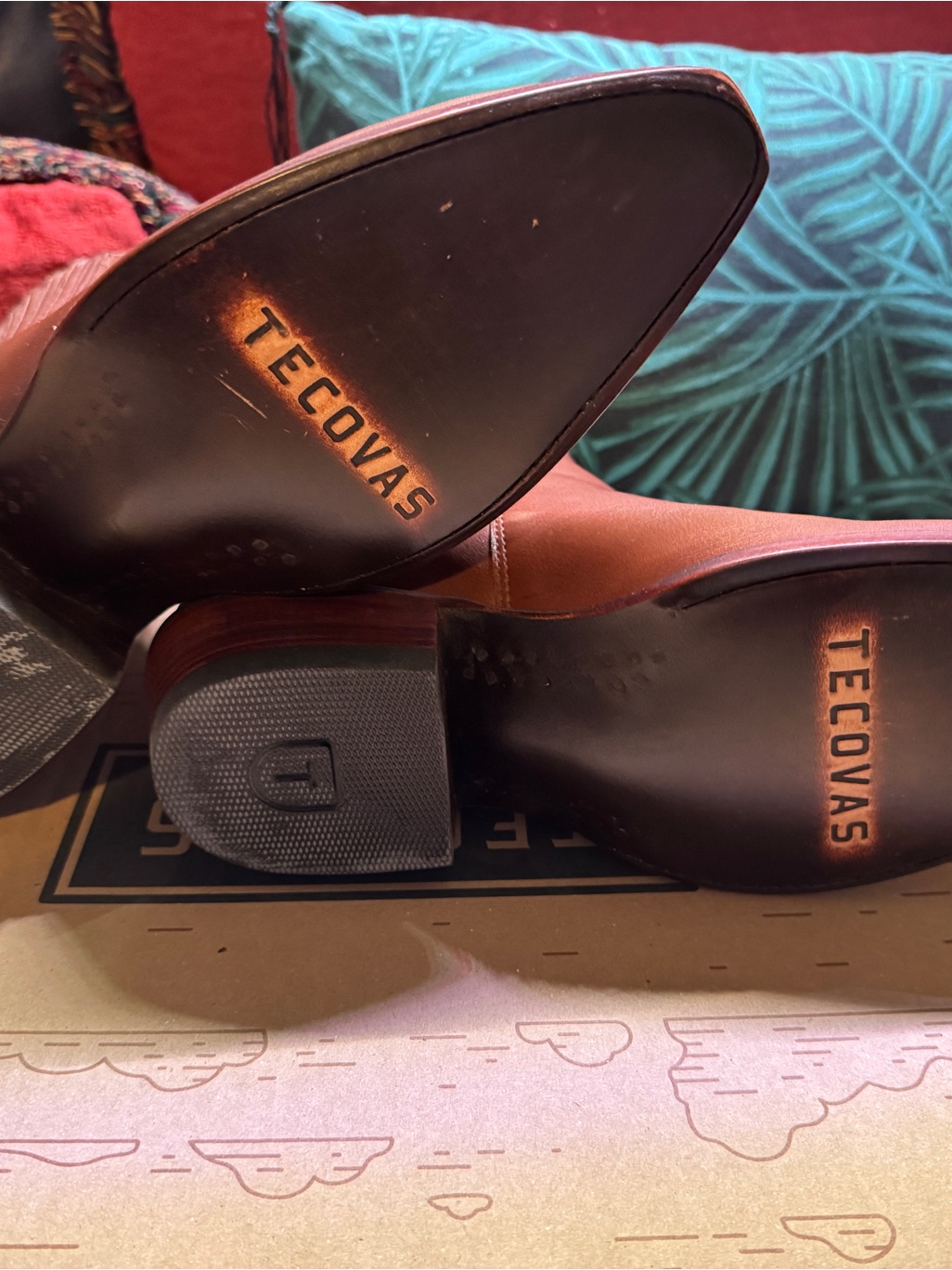 Tecovas Brown Leather Women’s Ankle Booties — image 2 of 8